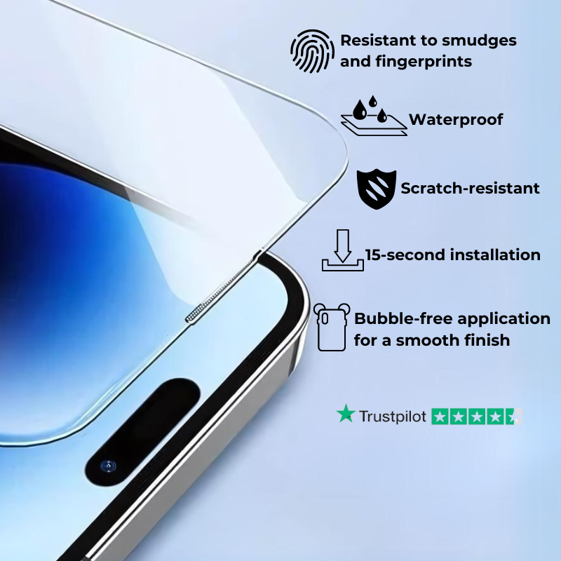 Screen Protector - Dust Free Without Bubbles